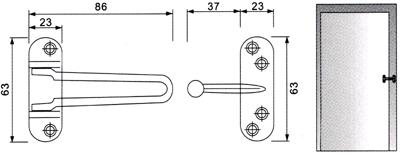 Panasonic anti-theft buckle